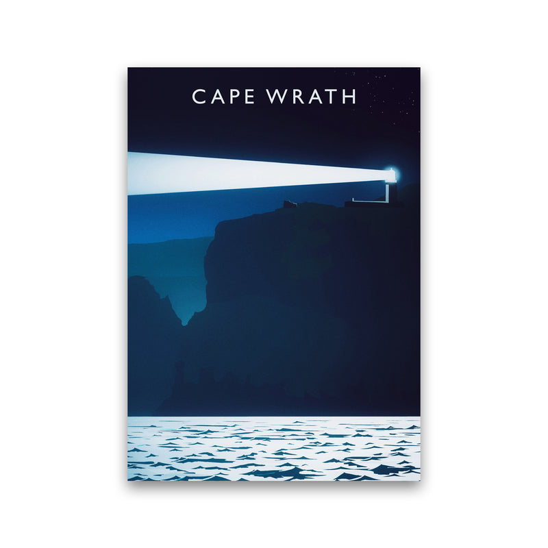 Cape Wrath portrait Travel Art Print by Richard O'Neill Print Only