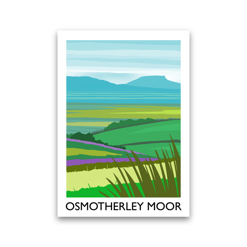 Osmotherley Moor portrait Travel Art Print by Richard O'Neill Print Only