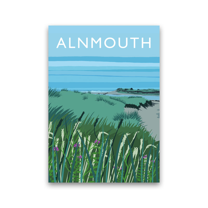 Alnmouth portrait Travel Art Print by Richard O'Neill Print Only