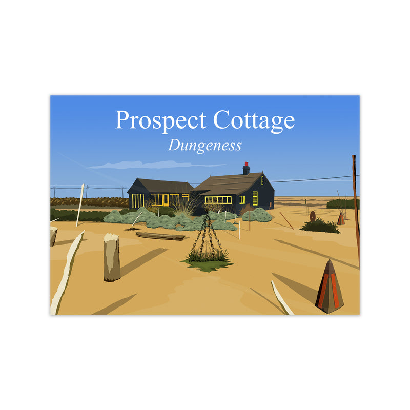 Prospect Cottage Travel Art Print by Richard O'Neill Print Only