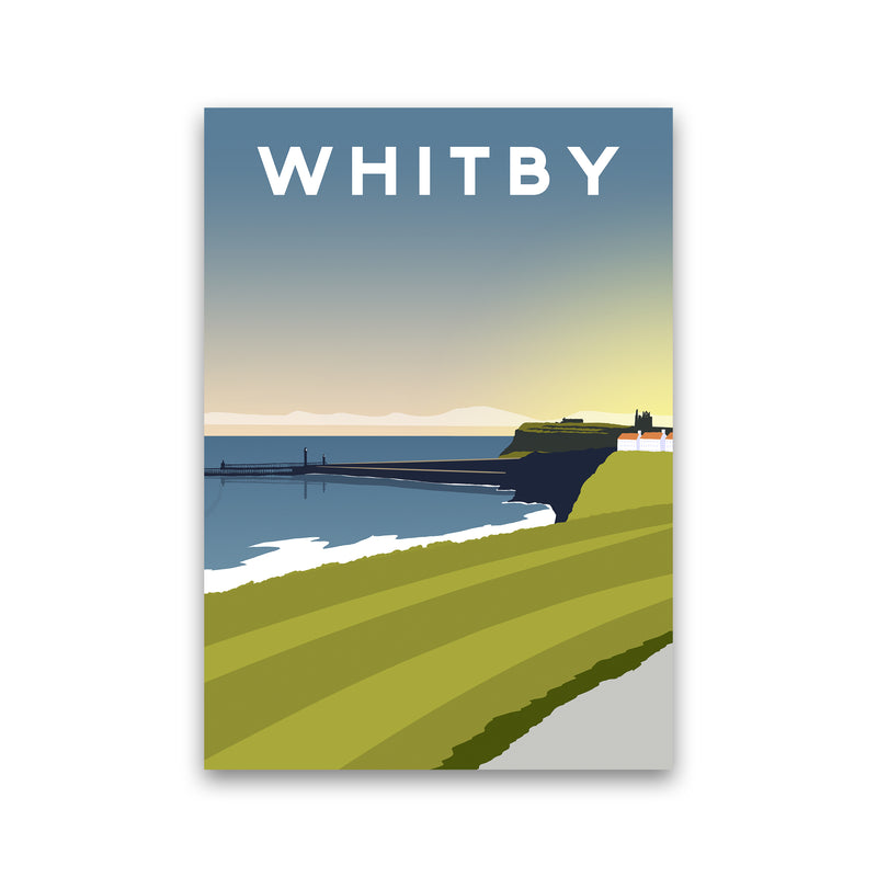 Whitby 5 portrait Travel Art Print by Richard O'Neill Print Only