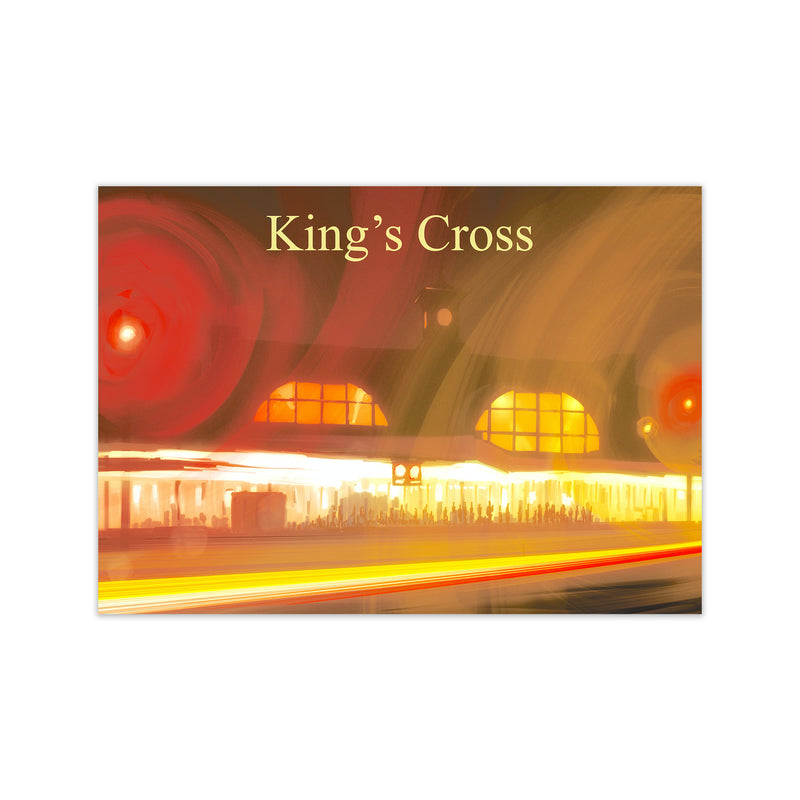 King's Cross Travel Art Print by Richard O'Neill Print Only