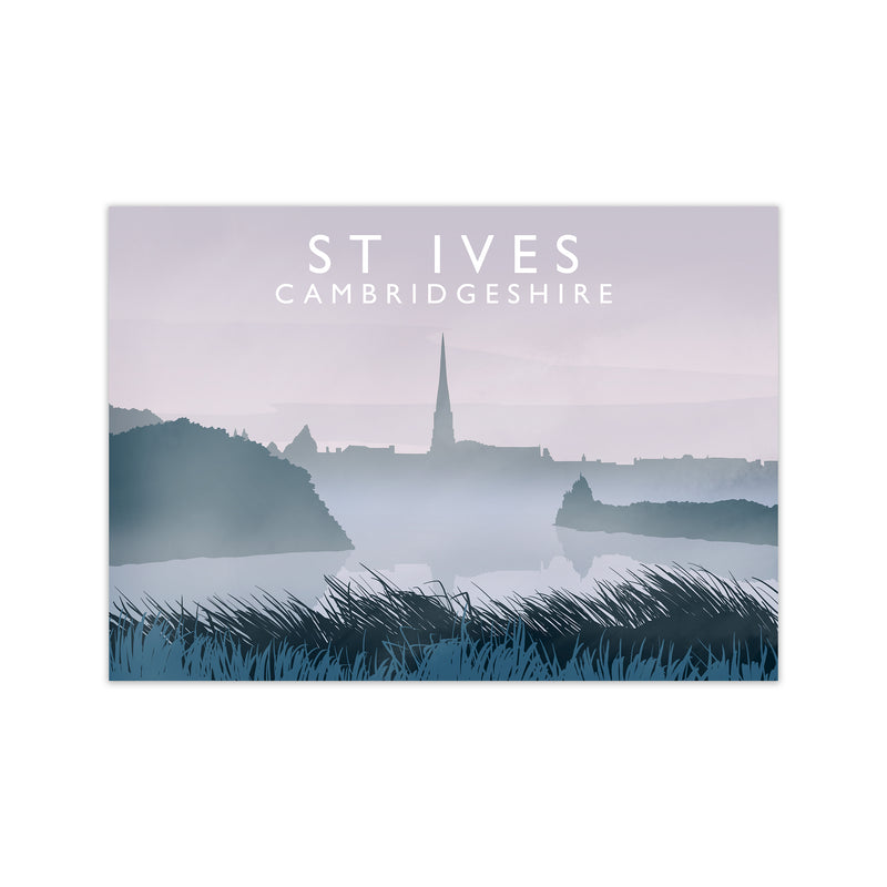 St Ives Travel Art Print by Richard O'Neill Print Only