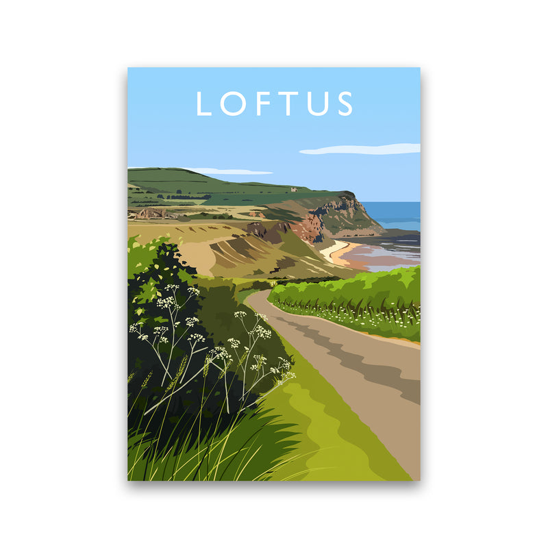 Loftus portrait Travel Art Print by Richard O'Neill Print Only