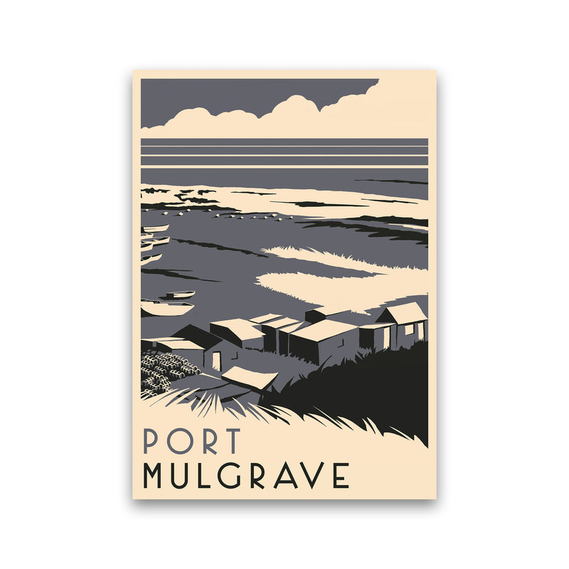 Port Mulgrave portrait Travel Art Print by Richard O'Neill Print Only