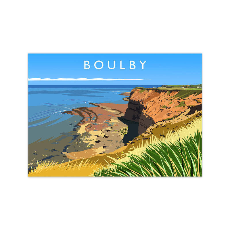 Boulby Travel Art Print by Richard O'Neill Print Only