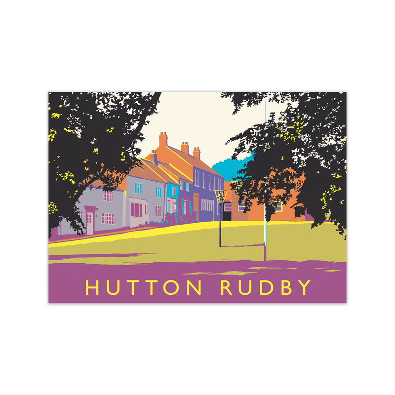 Hutton Rudby Travel Art Print by Richard O'Neill Print Only