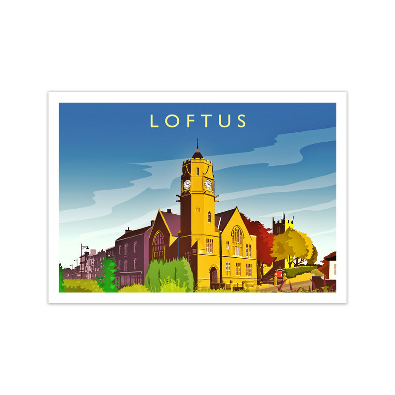 Loftus 2 Travel Art Print by Richard O'Neill Print Only