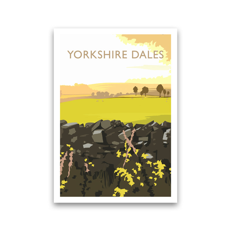 Yorkshire Dales Portrait Travel Art Print by Richard O'Neill Print Only