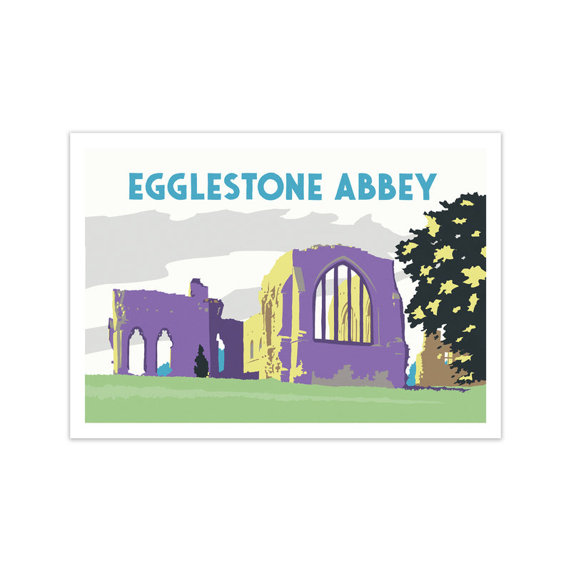 Egglestone Abbey Travel Art Print by Richard O'Neill Print Only