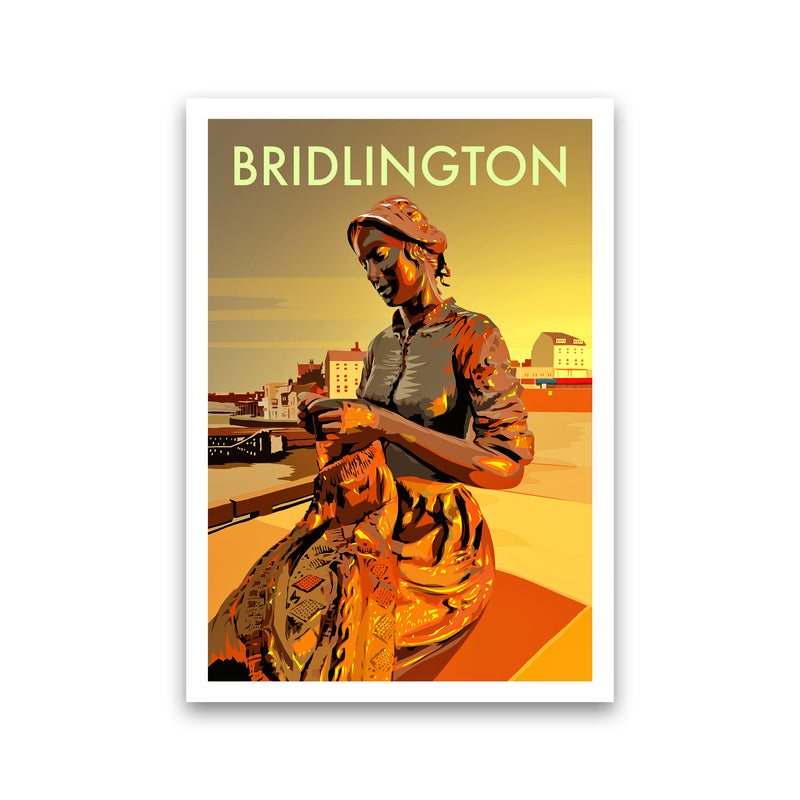 Bridlington 2 Travel Art Print by Richard O'Neill Print Only