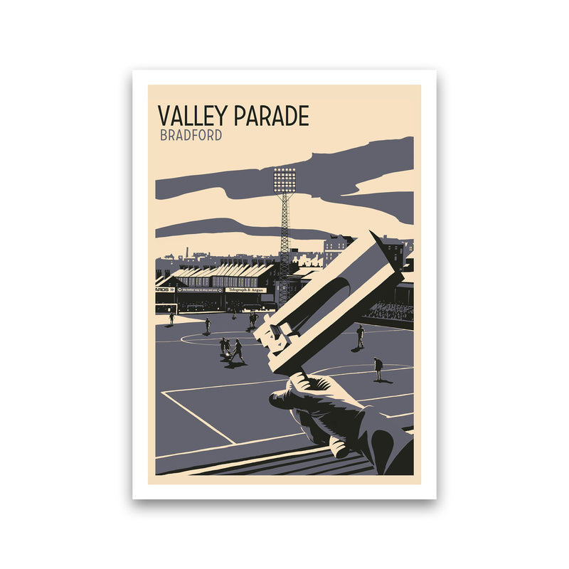 Valley Parade Travel Art Print by Richard O'Neill Print Only