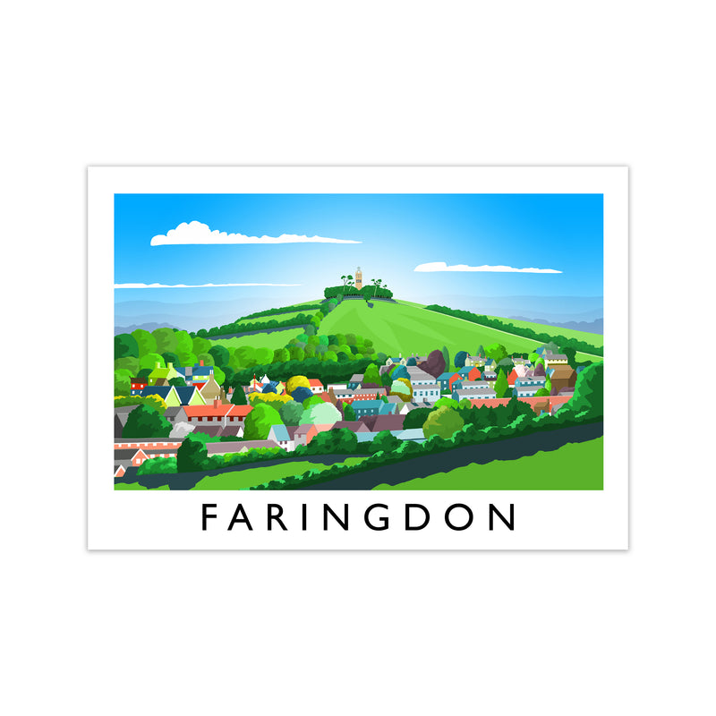 Faringdon Travel Art Print by Richard O'Neill Print Only