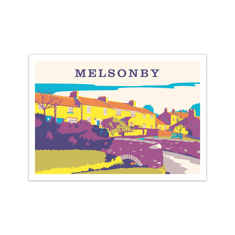 Melsonby Travel Art Print by Richard O'Neill Print Only