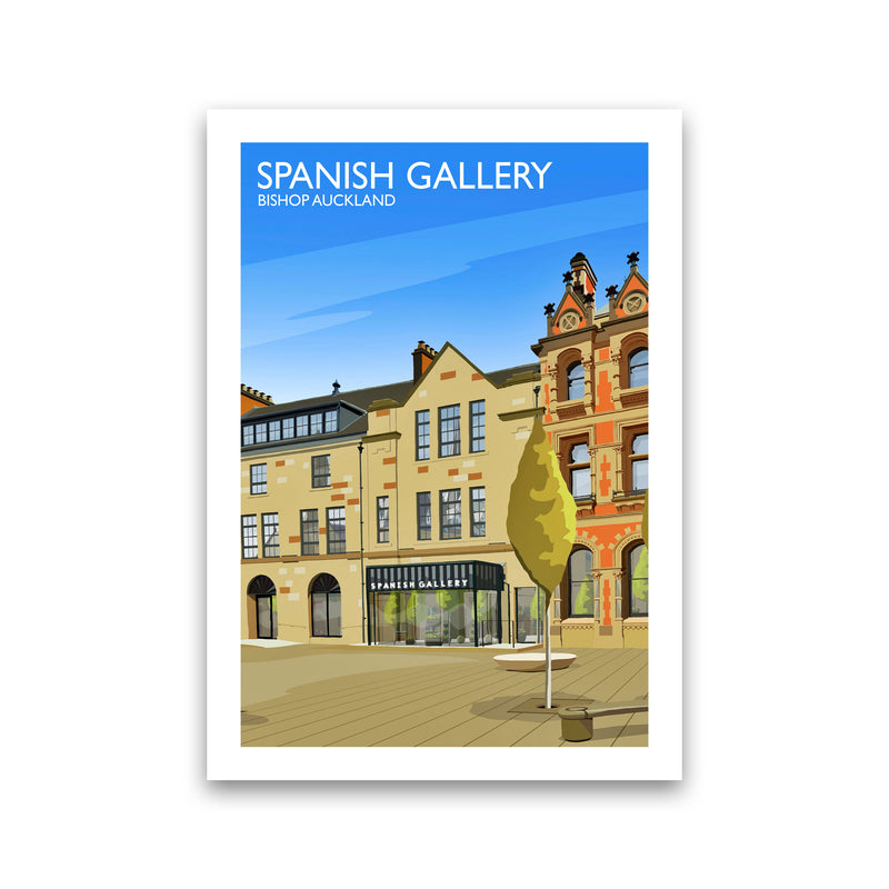 Spanish Gallery portrait Travel Art Print by Richard O'Neill Print Only