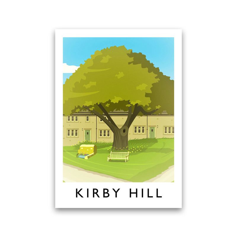 Kirby Hill portrait Travel Art Print by Richard O'Neill Print Only