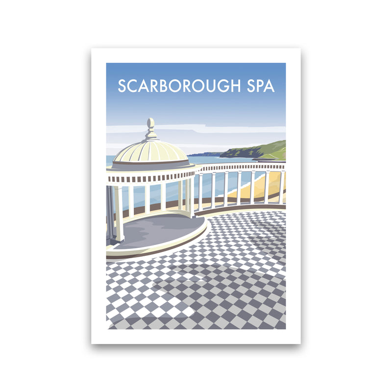 Scarborough Spa portrait Travel Art Print by Richard O'Neill Print Only