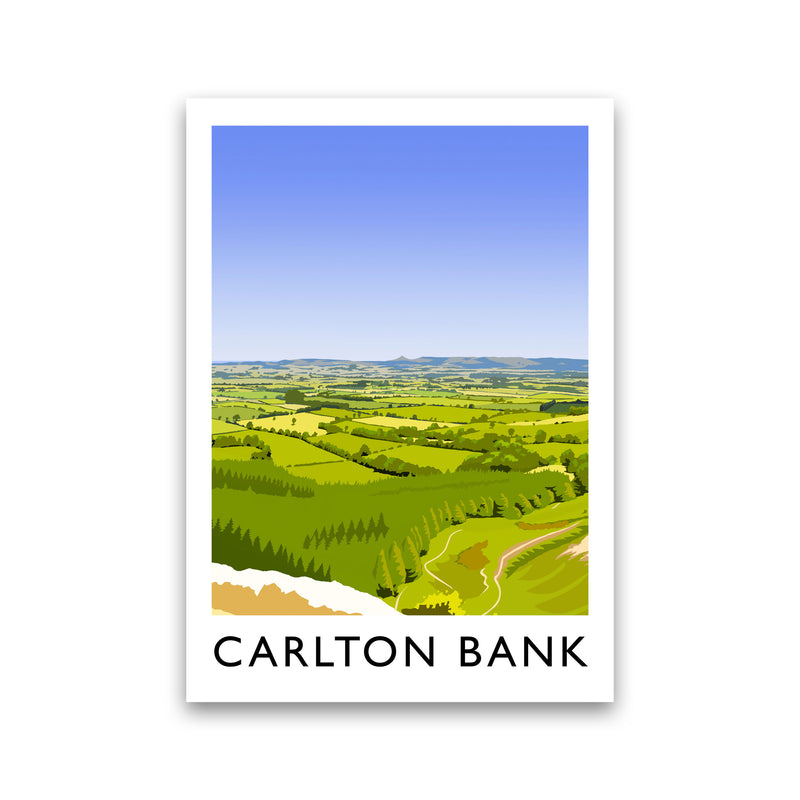 Carlton Bank portrait Travel Art Print by Richard O'Neill Print Only
