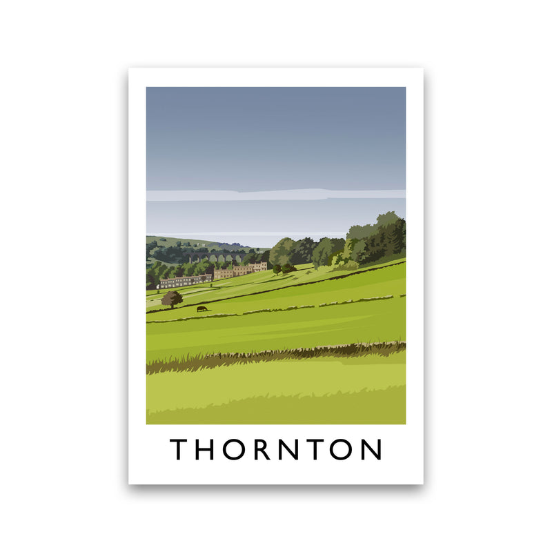 Thornton portrait Travel Art Print by Richard O'Neill Print Only