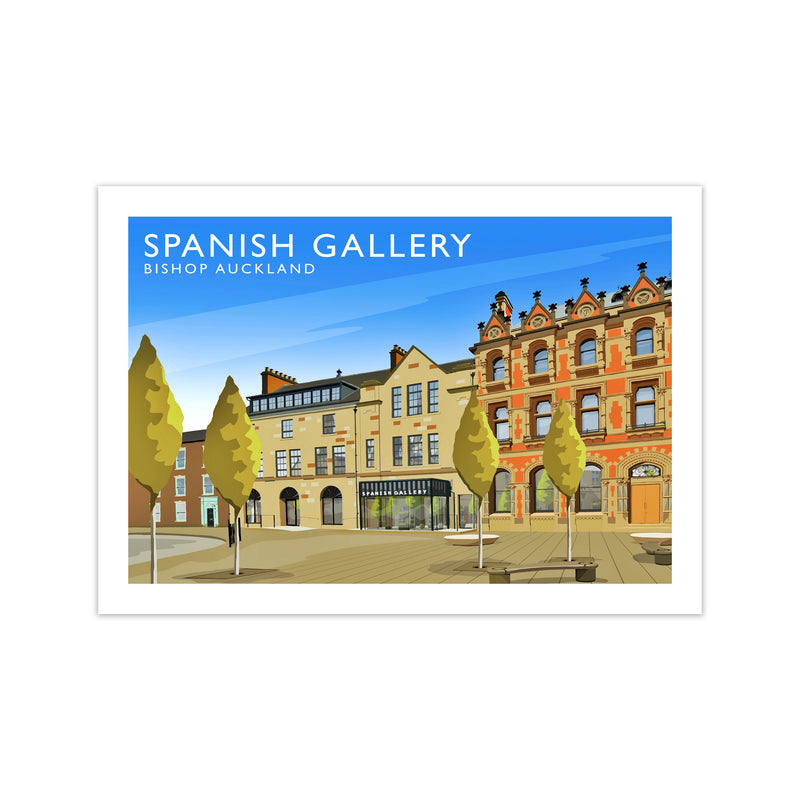 Spanish Gallery Travel Art Print by Richard O'Neill Print Only