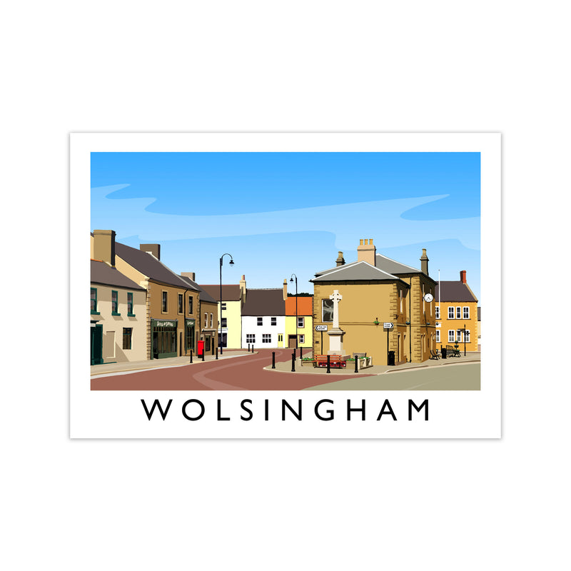 Wolsingham 2 Travel Art Print by Richard O'Neill Print Only