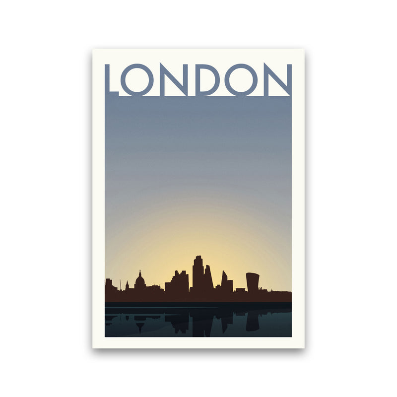 London 4 (Day) Travel Art Print by Richard O'Neill Print Only