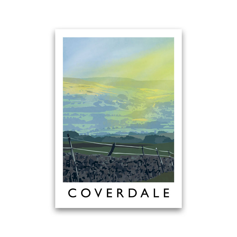 Coverdale Portrait Travel Art Print by Richard O'Neill Print Only