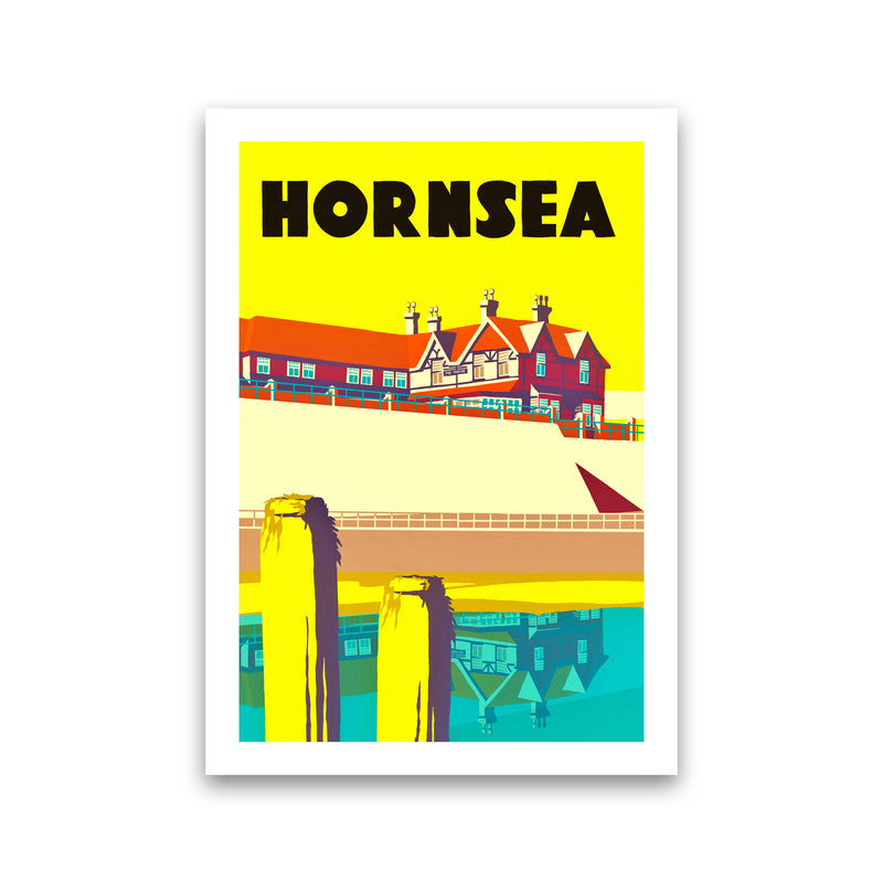 Hornsea 2 Portrait Travel Art Print by Richard O'Neill Print Only