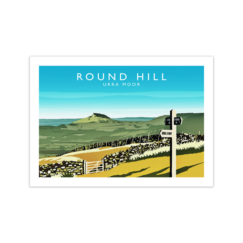 Round Hill Travel Art Print by Richard O'Neill Print Only