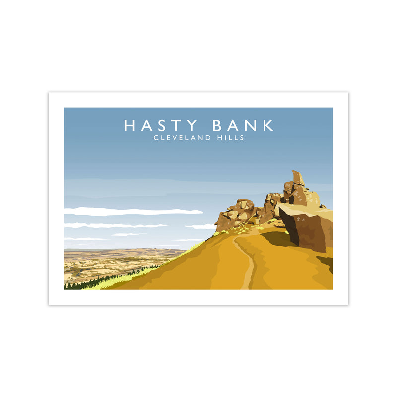 Hasty Bank Travel Art Print by Richard O'Neill Print Only