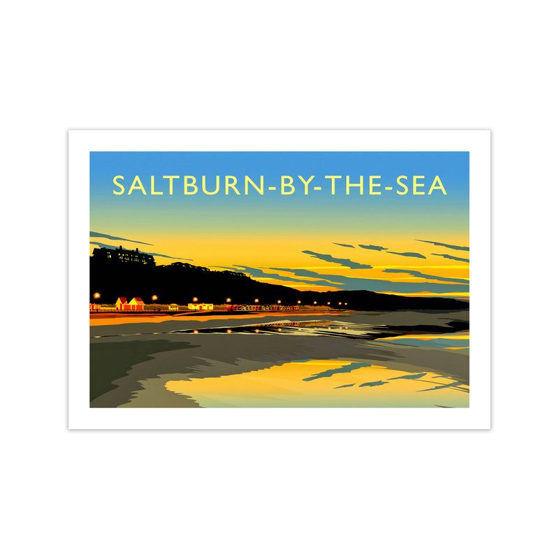 Saltburn-By-The-Sea 3 Travel Art Print by Richard O'Neill Print Only