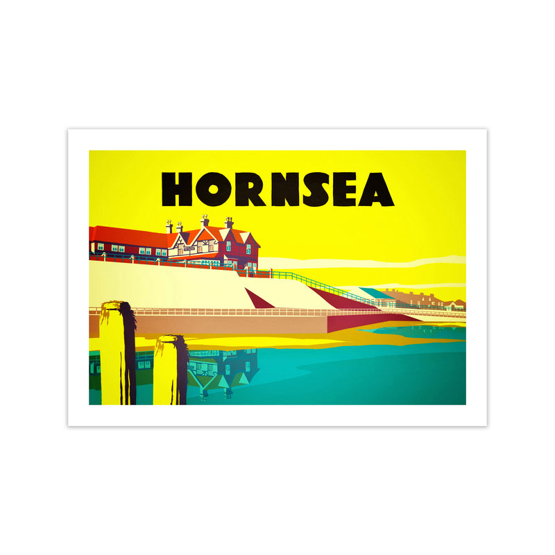 Hornsea 2 Travel Art Print by Richard O'Neill Print Only