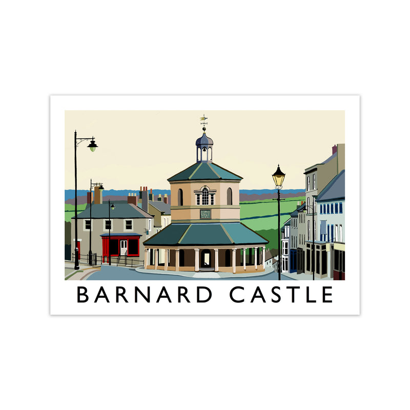 Barnard Castle Framed Digital Art Print by Richard O'Neill Print Only