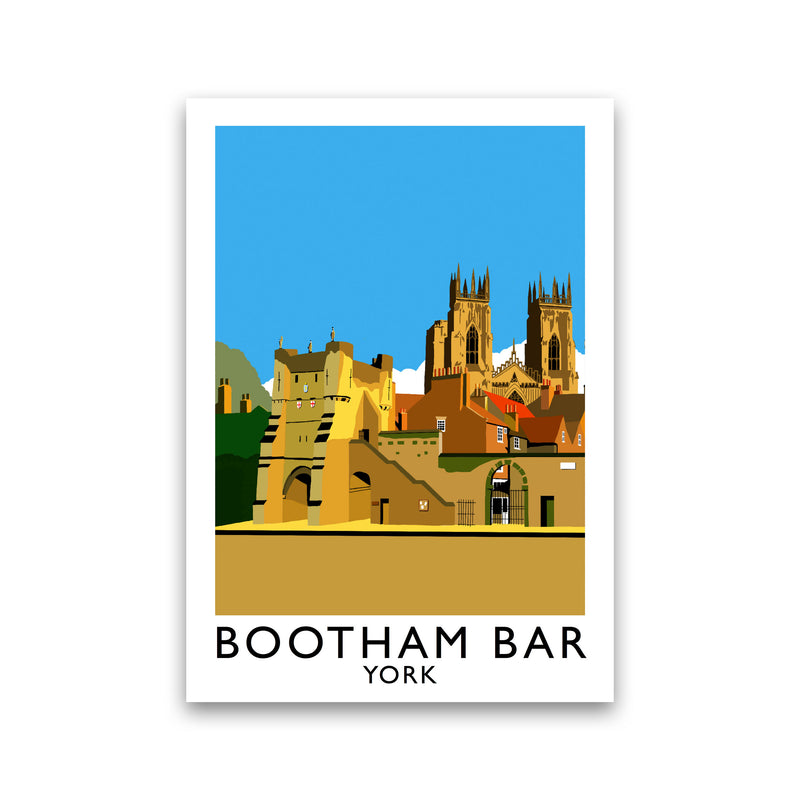 Bootham Bar York Framed Digital Art Print by Richard O'Neill Print Only