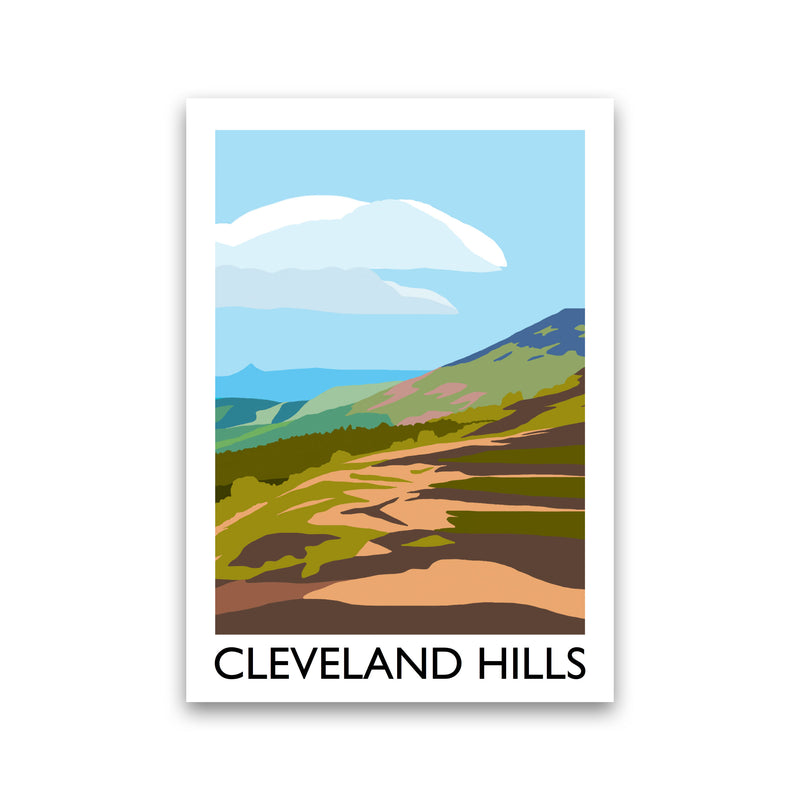 Cleveland Hills Art Print by Richard O'Neill Print Only