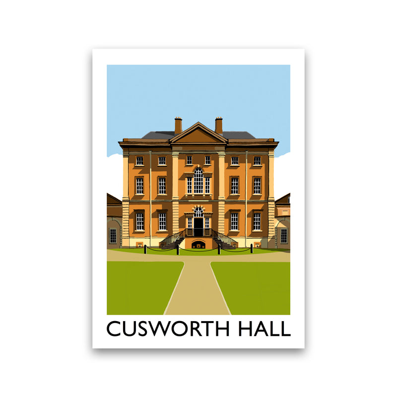 Cusworth Hall Framed Digital Art Print by Richard O'Neill Print Only