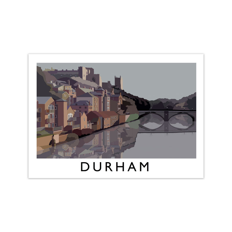 Durham Framed Digital Art Print by Richard O'Neill Print Only
