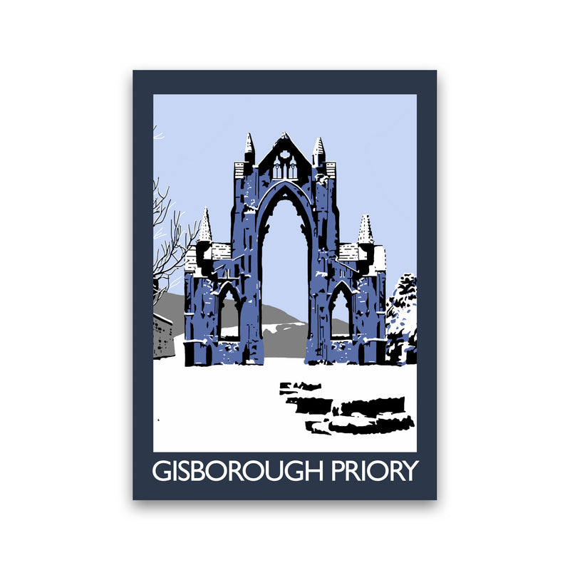 Gisborough Priory Framed Digital Art Print by Richard O'Neill Print Only