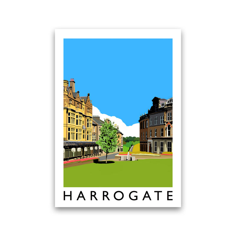 Harrogate Framed Digital Art Print by Richard O'Neill Print Only