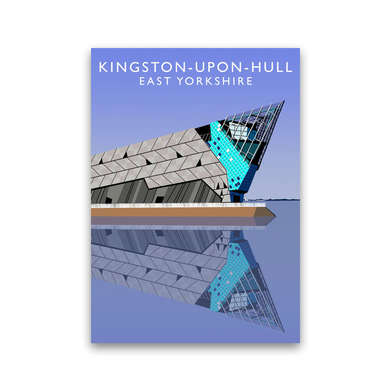 Kingston-upon-Hull by Richard O'Neill Yorkshire Art Print, Vintage Travel Poster Print Only