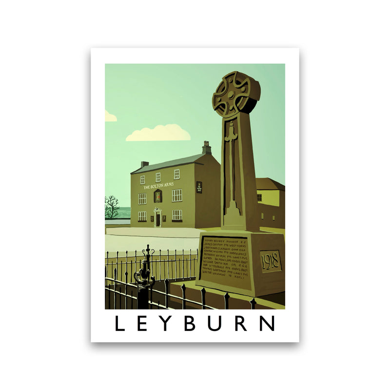 Leyburn Framed Digital Art Print by Richard O'Neill Print Only
