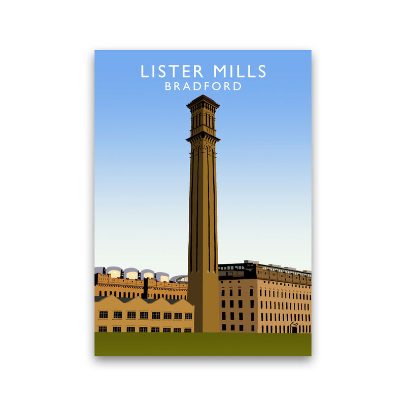 Lister Mills Bradford Art Print by Richard O'Neill Print Only