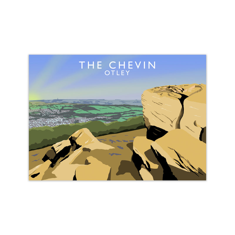 The Chevin Otley Art Print by Richard O'Neill Print Only