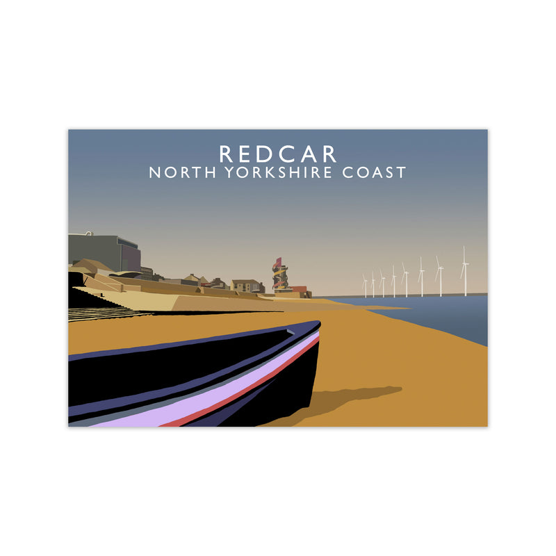 Redcar North Yorkshire Coast Art Print by Richard O'Neill Print Only