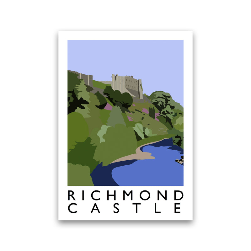 Richmond Castle Art Print by Richard O'Neill Print Only