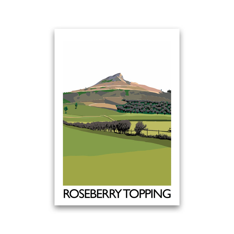 Roseberry Topping Art Print by Richard O'Neill Print Only