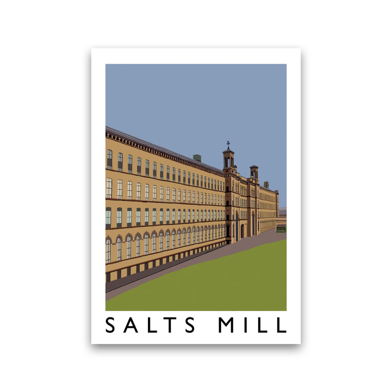 Salts Mill Art Print by Richard O'Neill Print Only