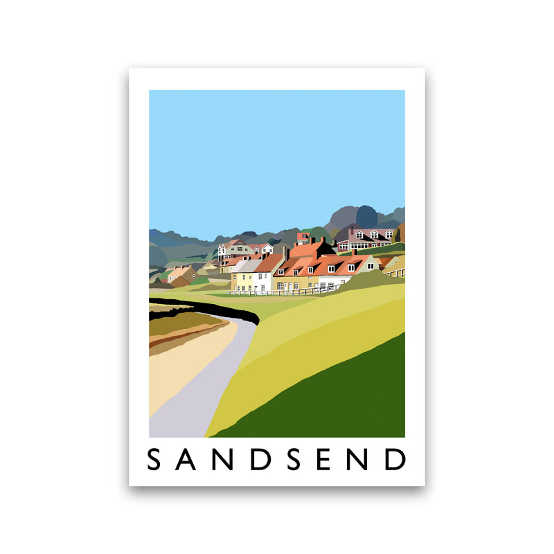 Sandsend Art Print by Richard O'Neill Print Only