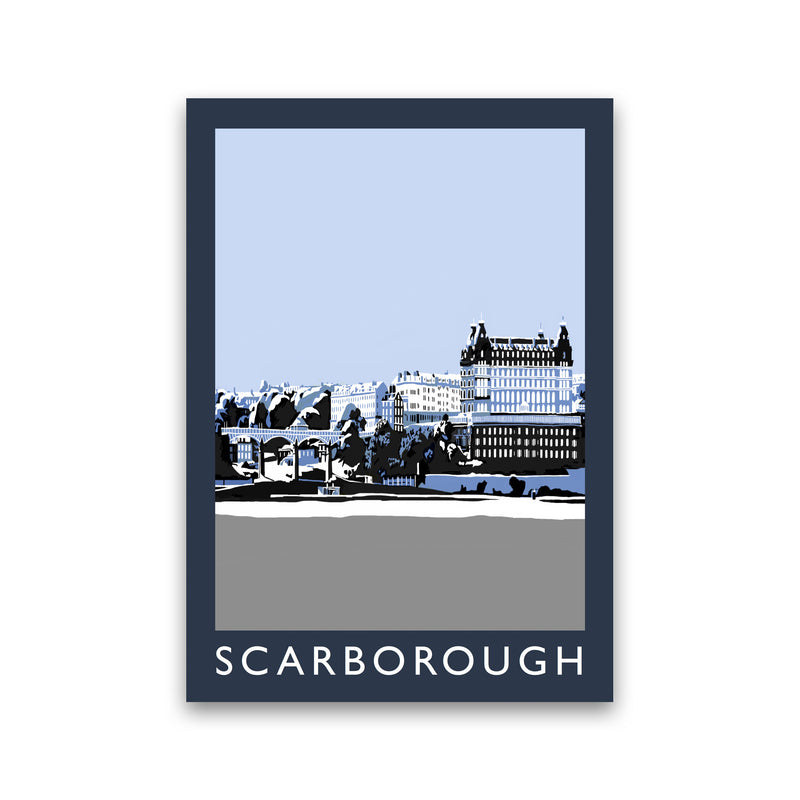 Scarborough by Richard O'Neill Yorkshire Art Print, Vintage Travel Poster Print Only