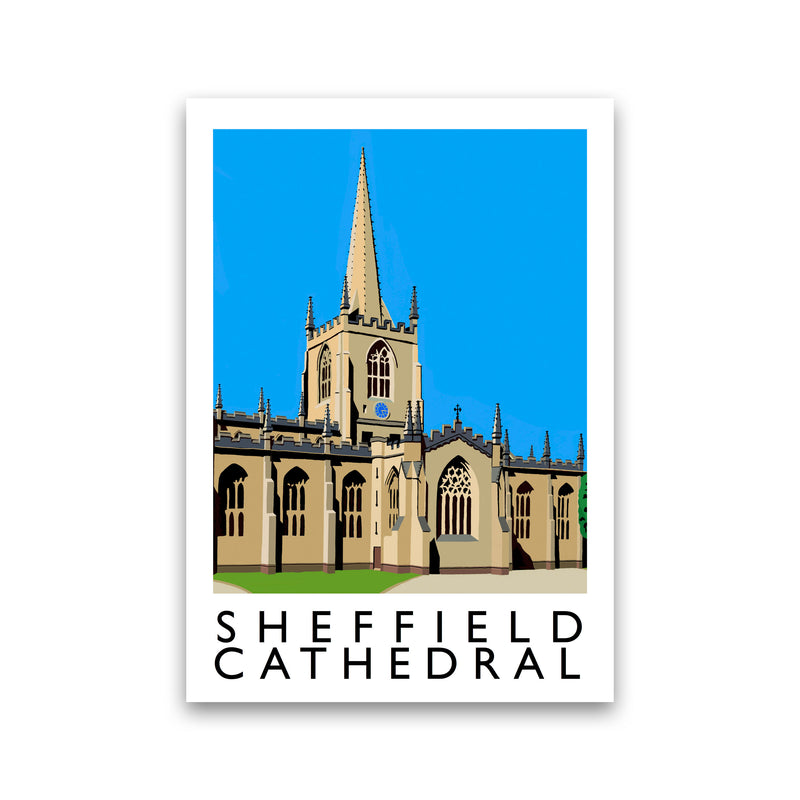 Sheffield Cathedral Art Print by Richard O'Neill Print Only